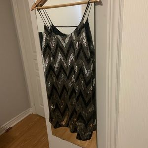 Sequin Shift dress